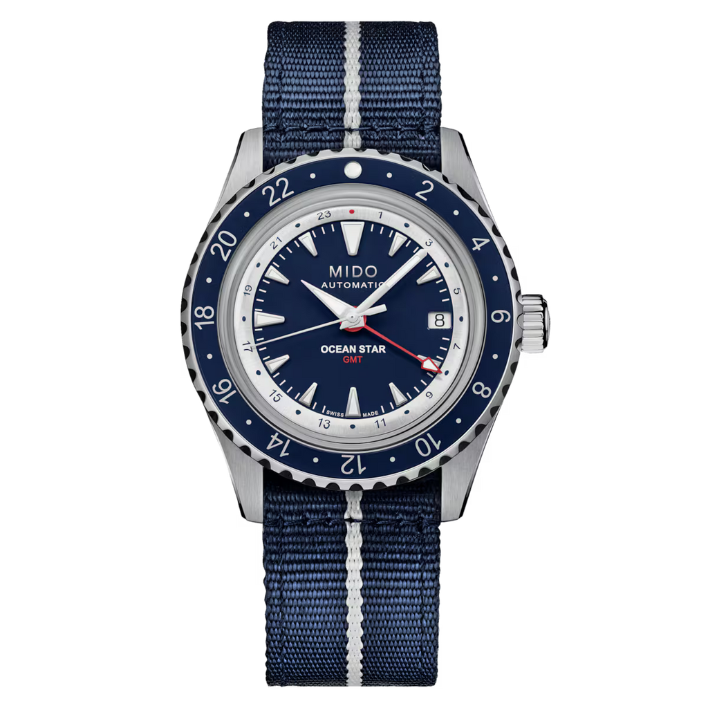 MIDO OCEAN STAR GMT
*SPECIAL EDITION (1 EXTRA STRAP)* - M026.829.18.041.00