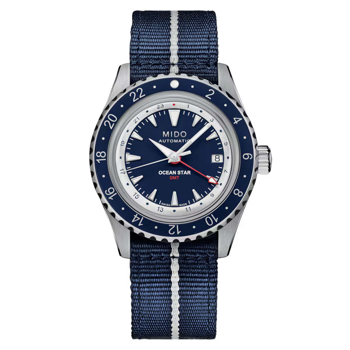 MIDO OCEAN STAR GMT
*SPECIAL EDITION (1 EXTRA STRAP)* - M026.829.18.041.00