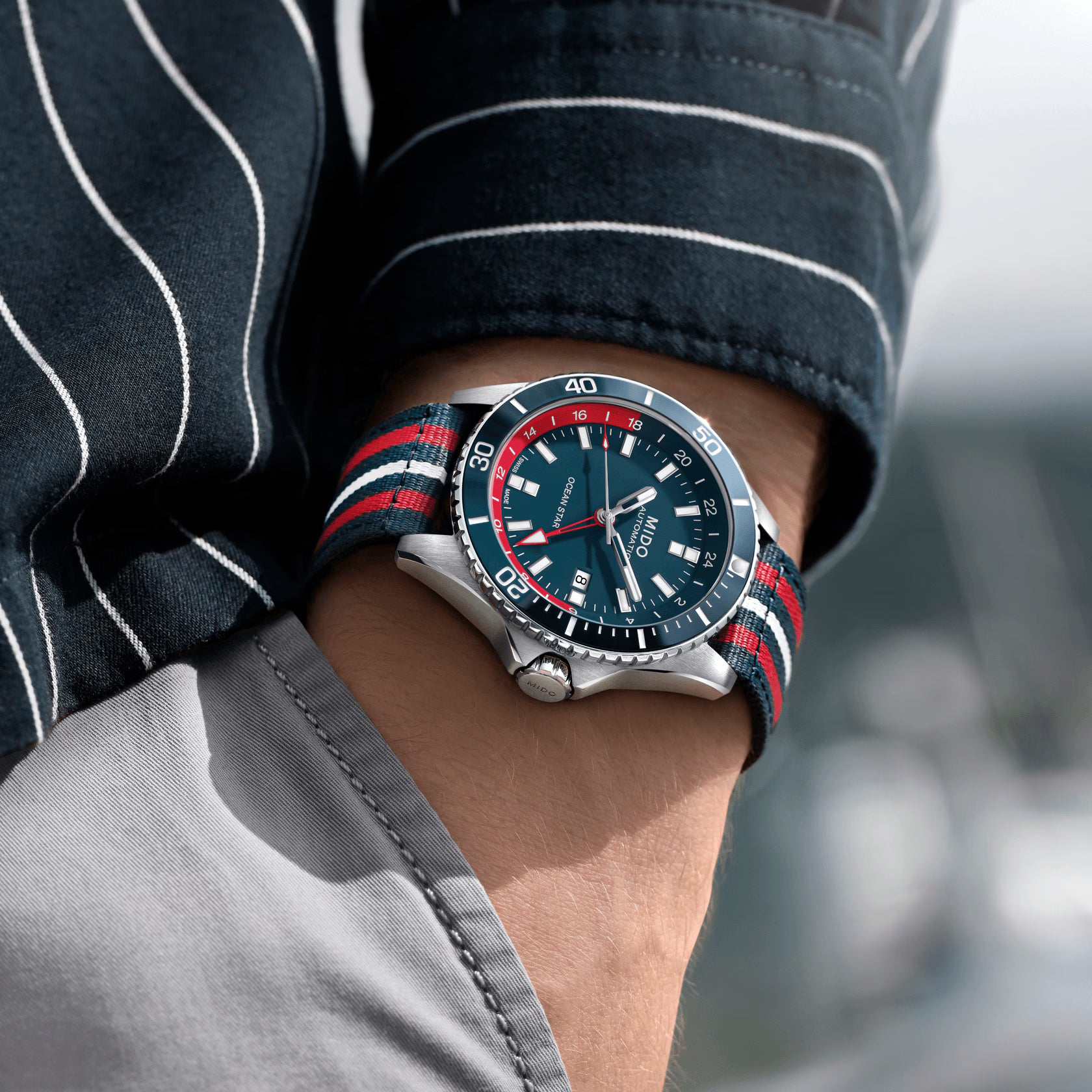 MIDO OCEAN STAR GMT - M026.629.11.041.00