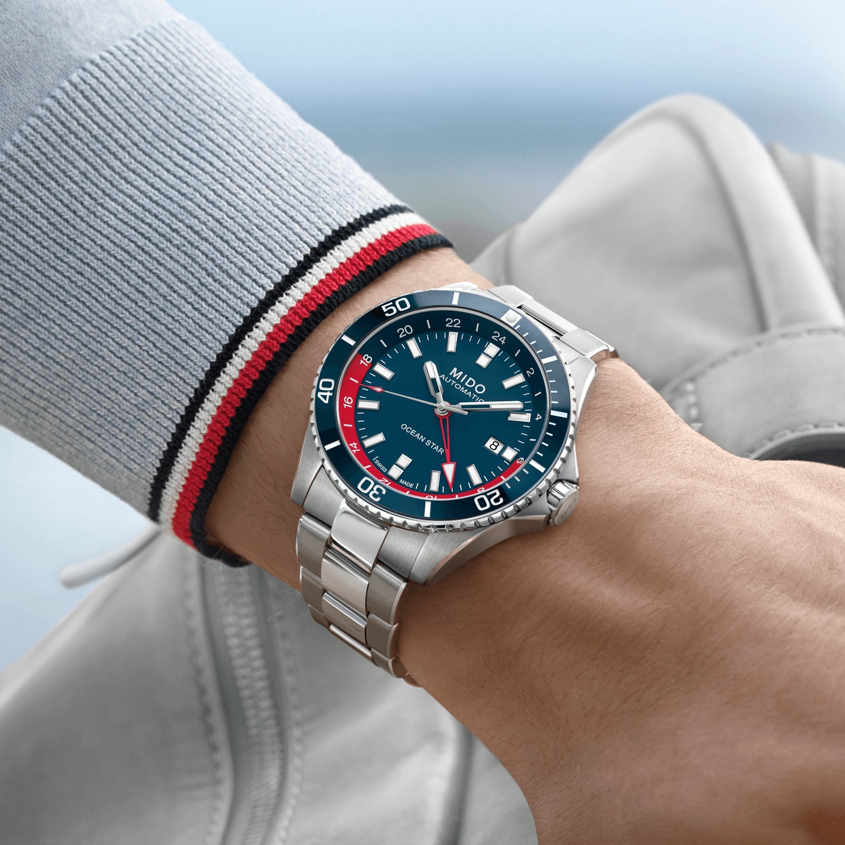 MIDO OCEAN STAR GMT - M026.629.11.041.00