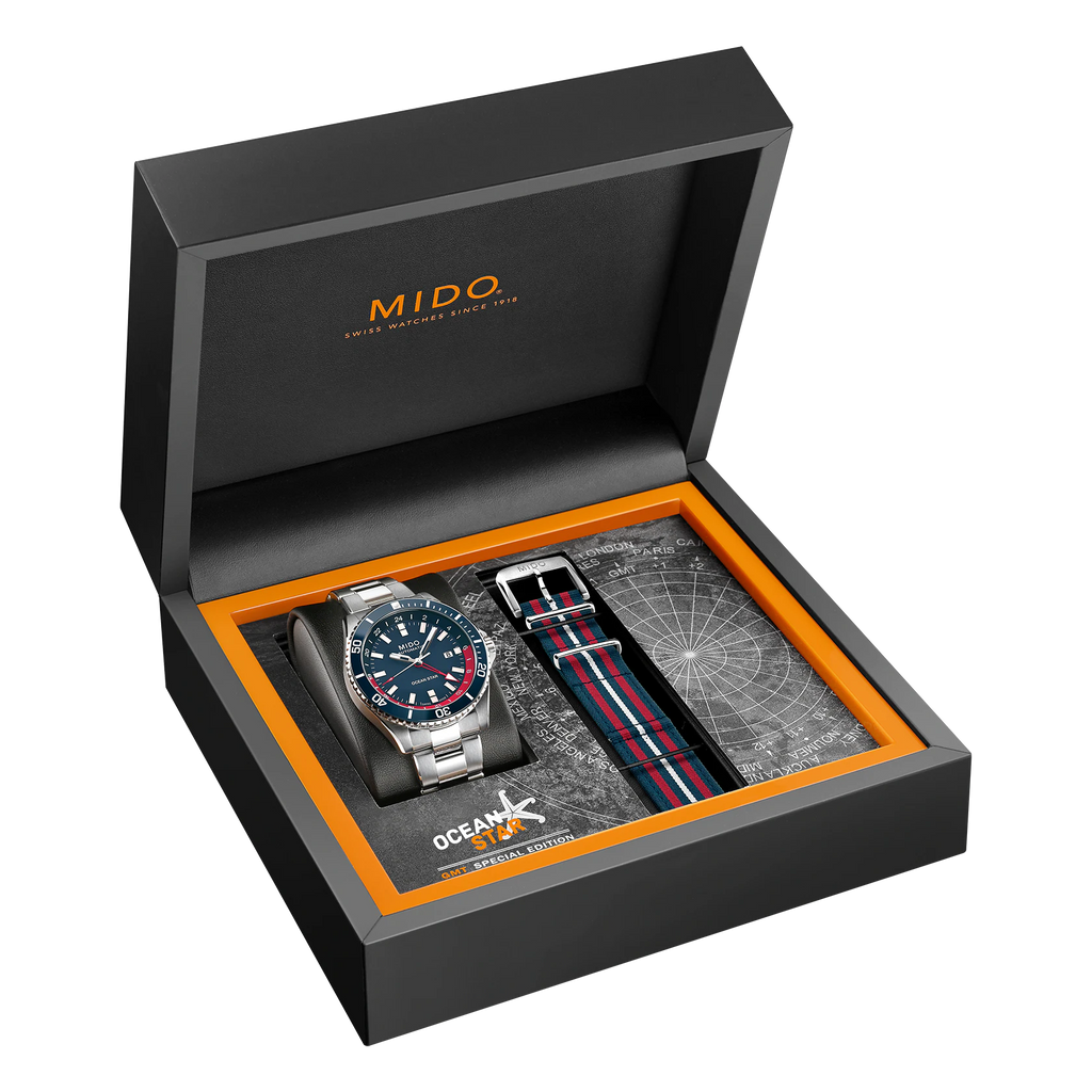 MIDO OCEAN STAR GMT - M026.629.11.041.00