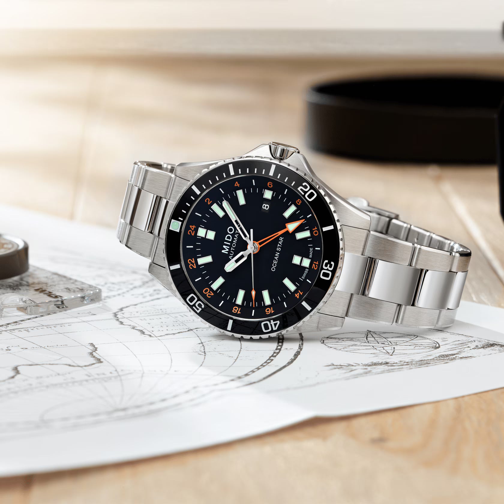 MIDO OCEAN STAR GMT - M026.629.11.051.01