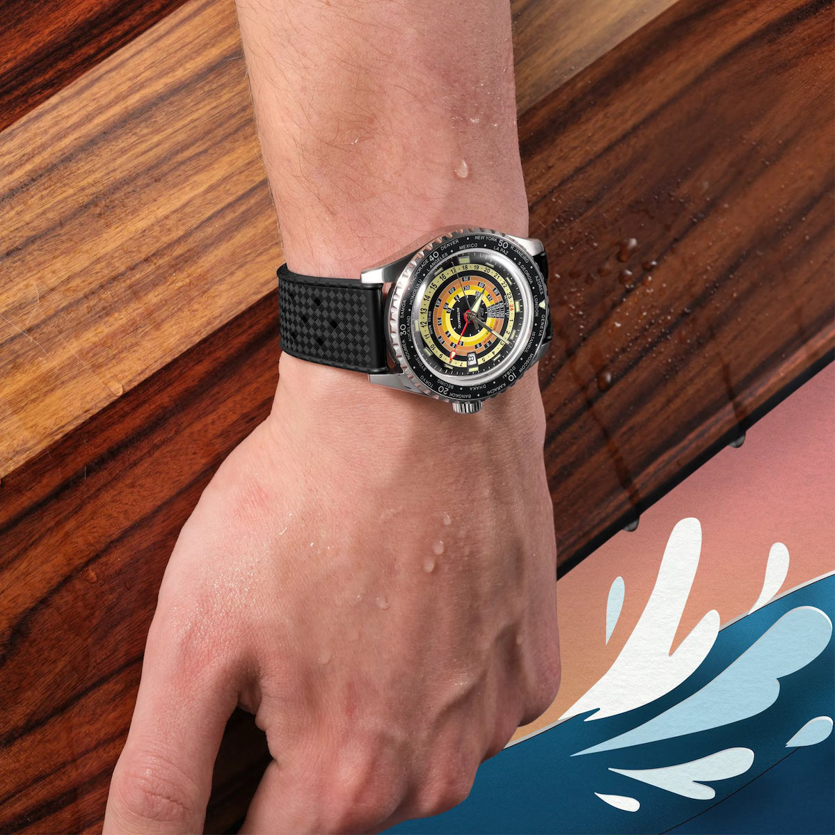 MIDO OCEAN STAR DECOMPRESSION WORLDTIMER - M026.829.17.051.00