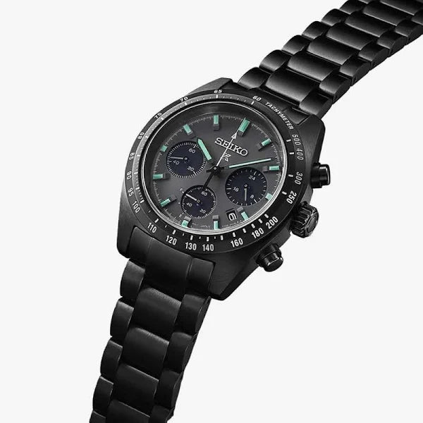 SEIKO SSC923P1 PROSPEX SPEEDTIMER SOLAR CHRONOGRAPH THE BLACK SERIES