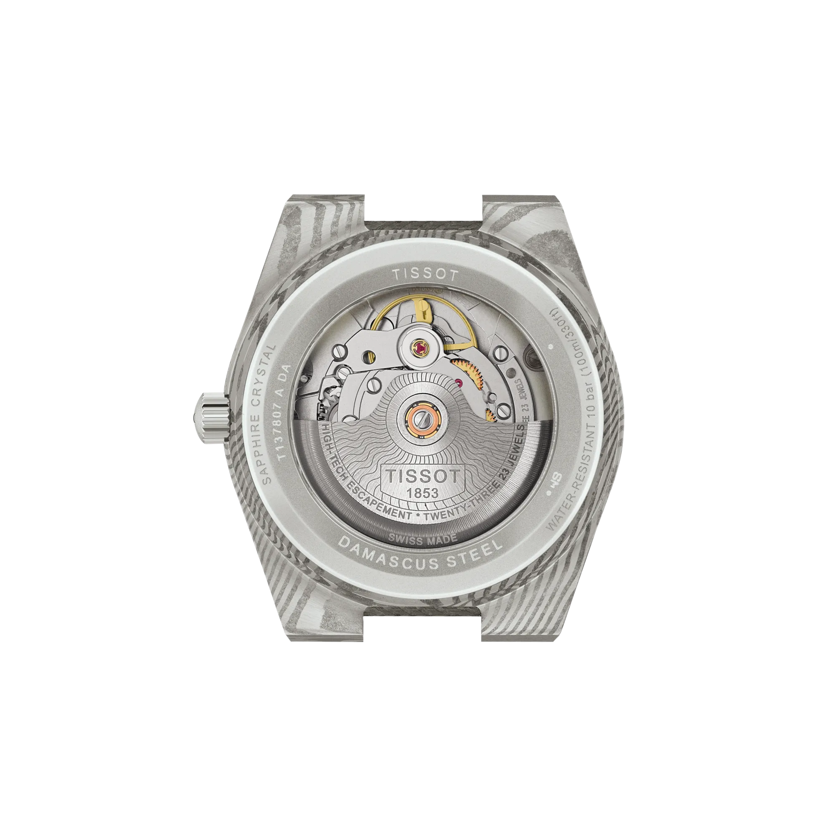 TISSOT PRX DAMASCUS STEEL 38MM - T137.807.96.081.00