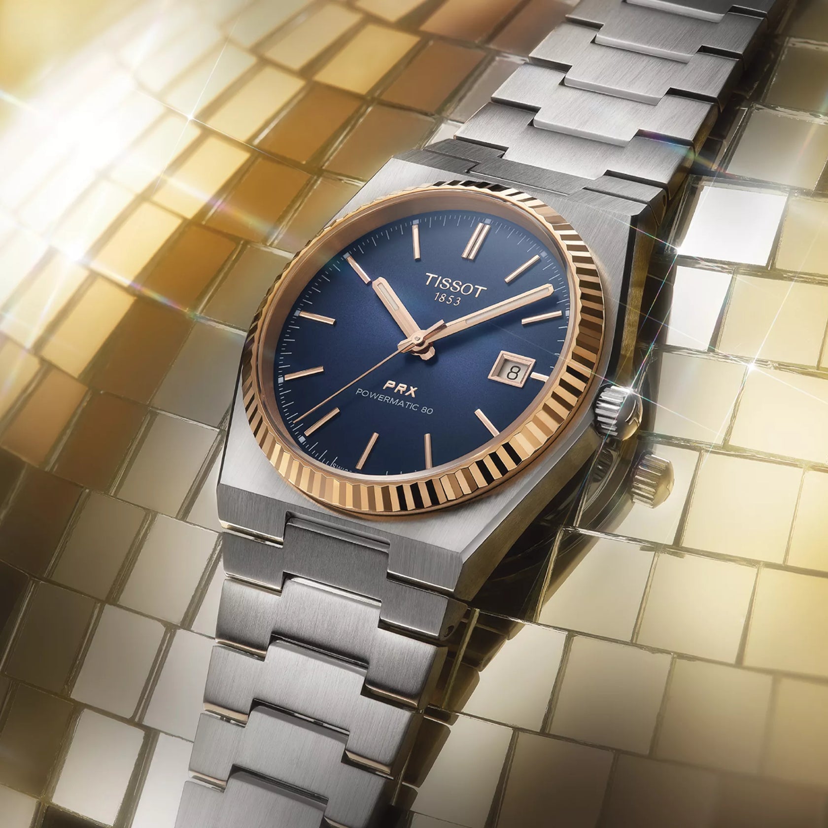 TISSOT PRX GOLD 40MM - T931.407.41.041.00