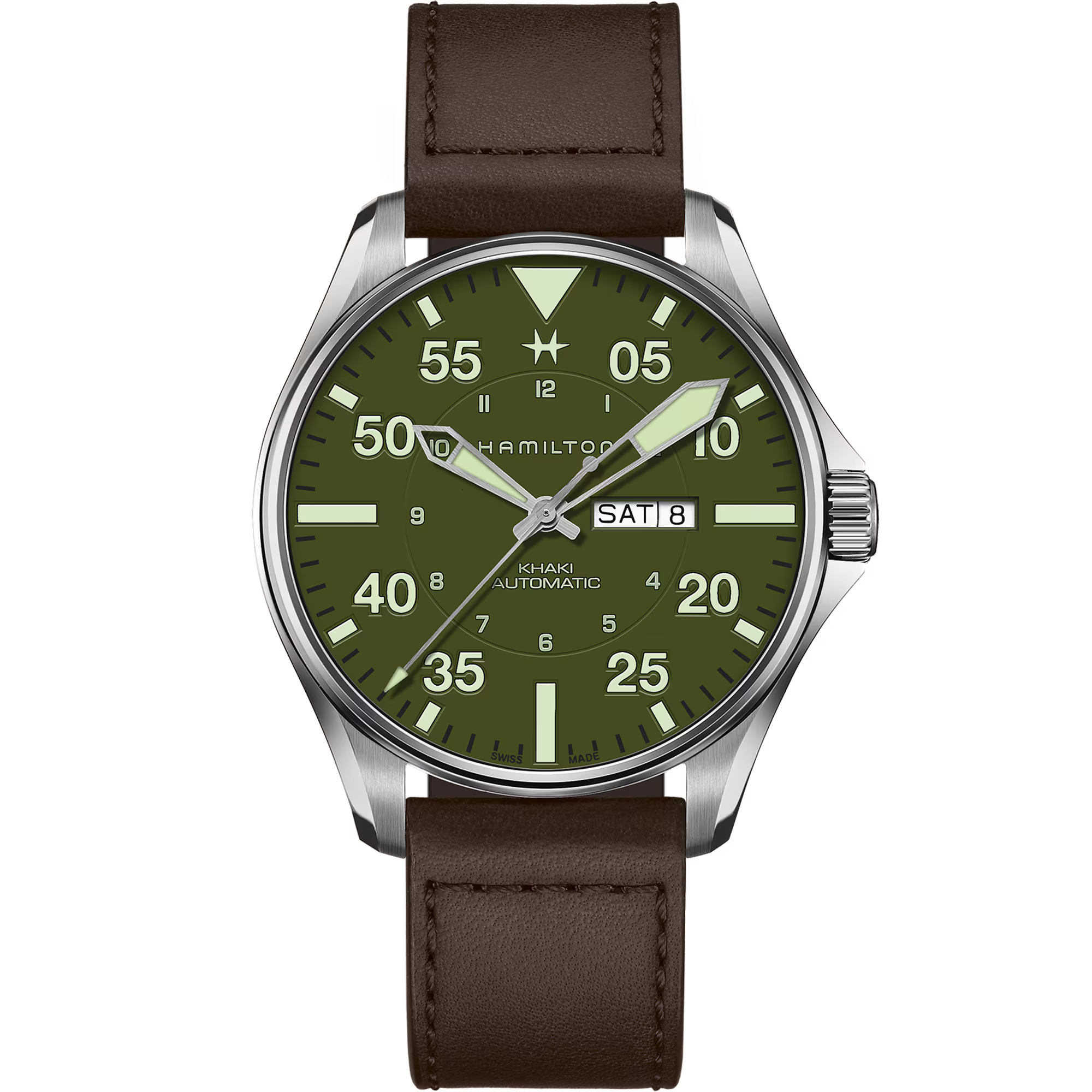HAMILTON KHAKI AVIATION PILOT SCHOTT NYC - LIMITED EDITION H64735561