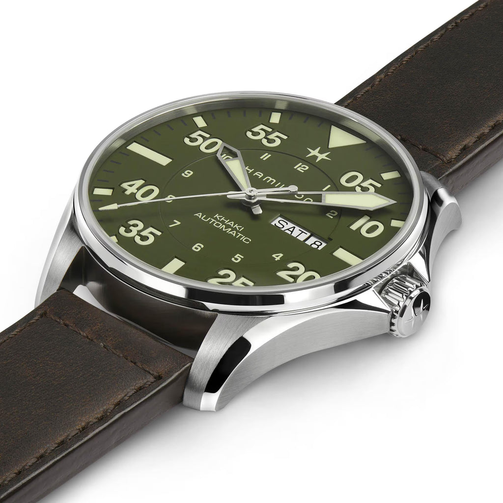 HAMILTON KHAKI AVIATION PILOT SCHOTT NYC - LIMITED EDITION H64735561