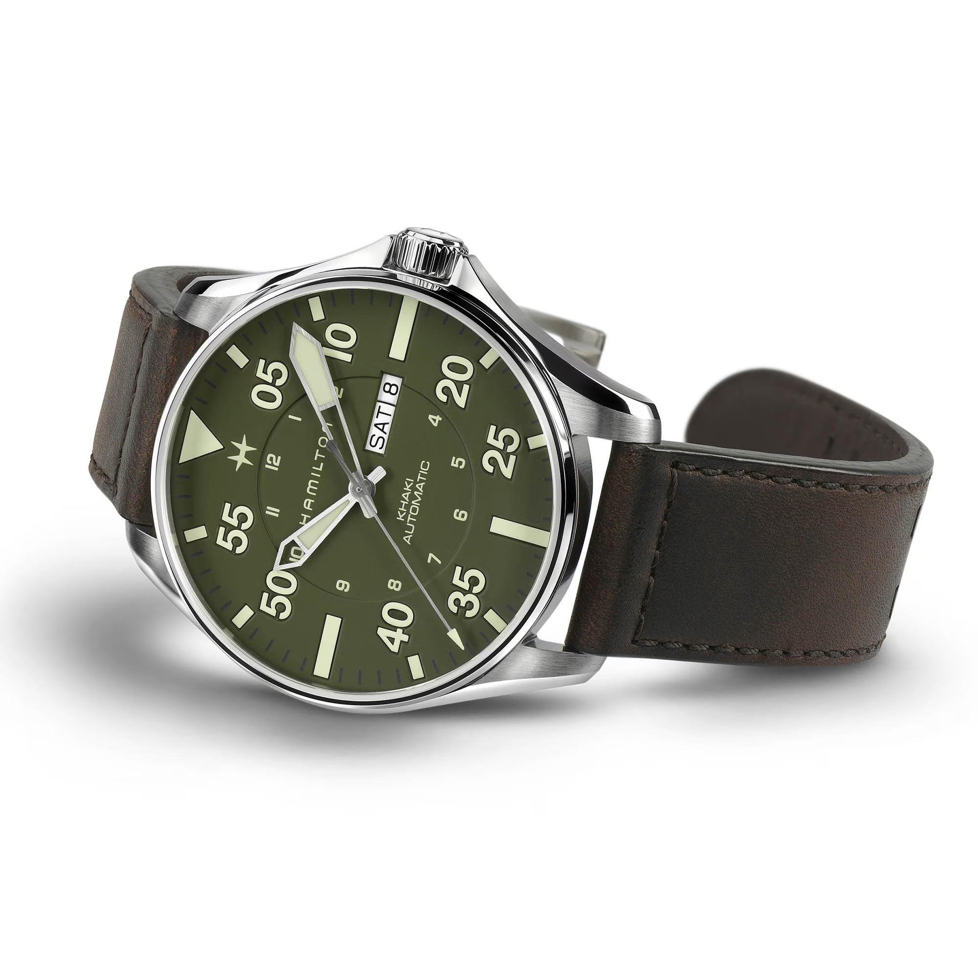 HAMILTON KHAKI AVIATION PILOT SCHOTT NYC - LIMITED EDITION H64735561