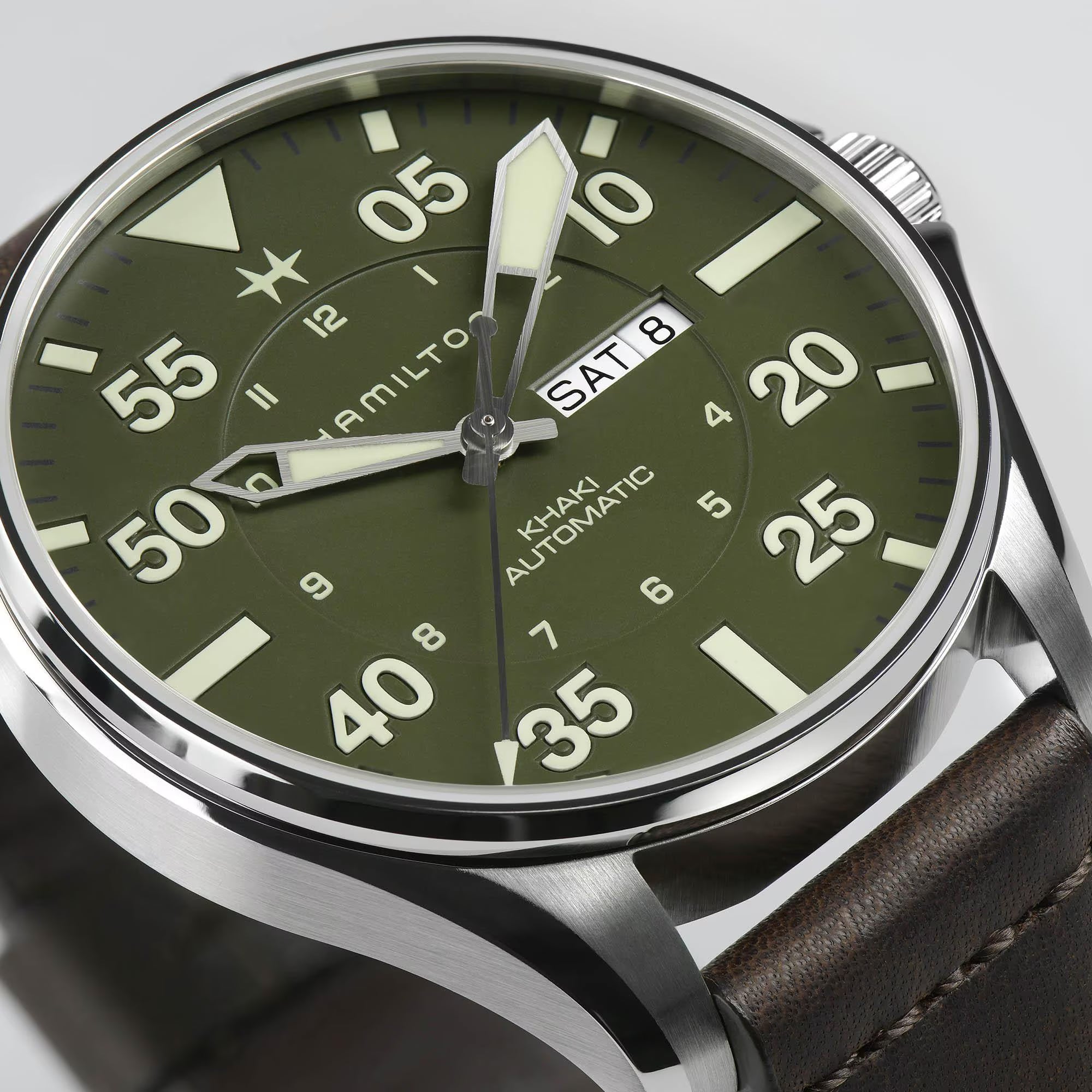 HAMILTON KHAKI AVIATION PILOT SCHOTT NYC - LIMITED EDITION H64735561