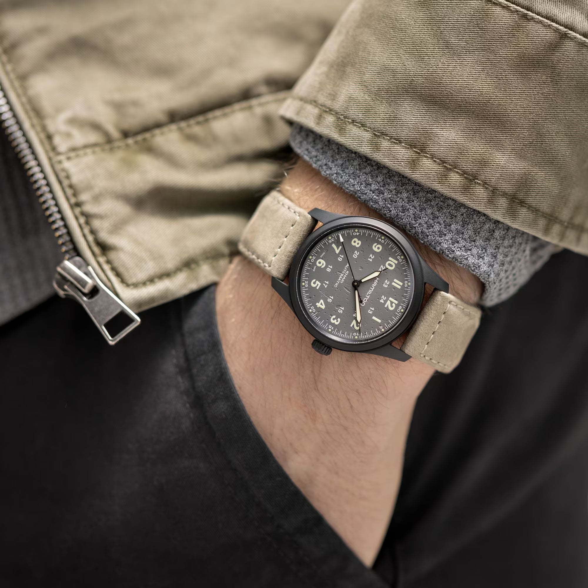 HAMILTON KHAKI FIELD TITANIUM AUTO H70215880