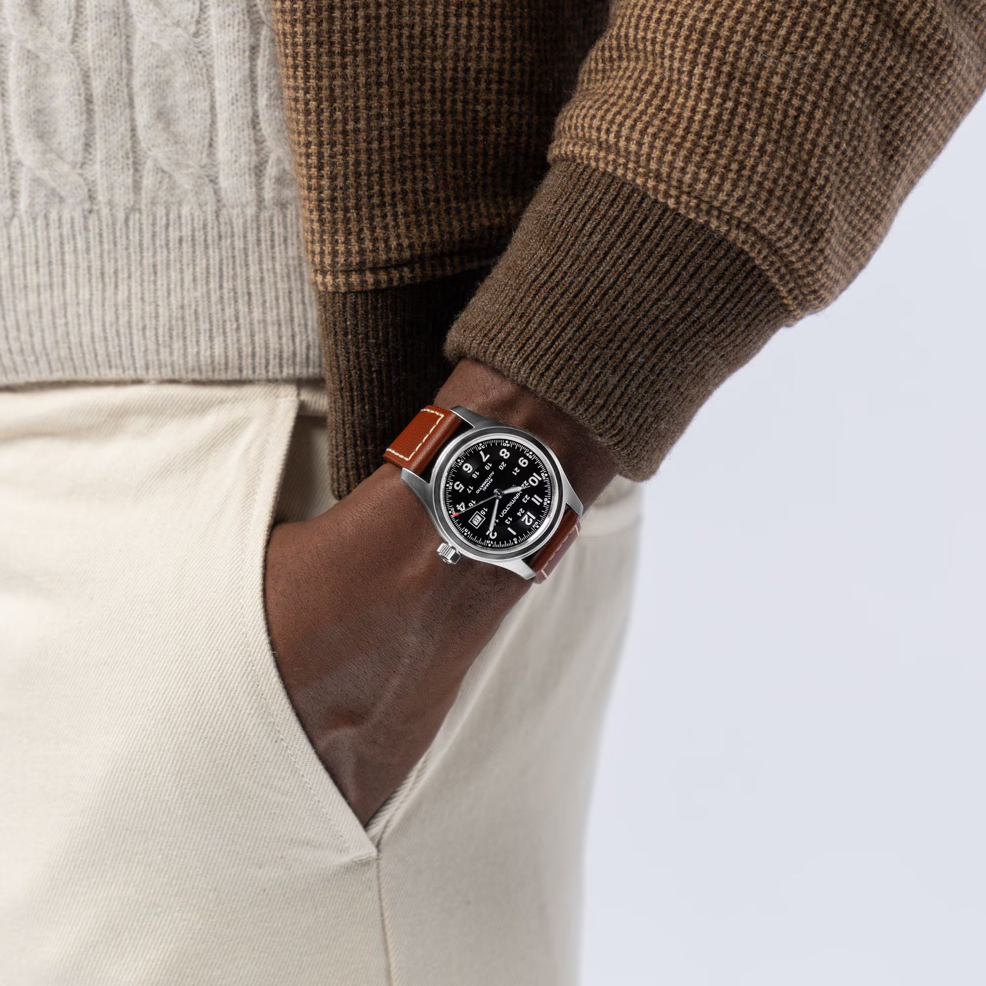 HAMILTON KHAKI FIELD AUTO H70555533