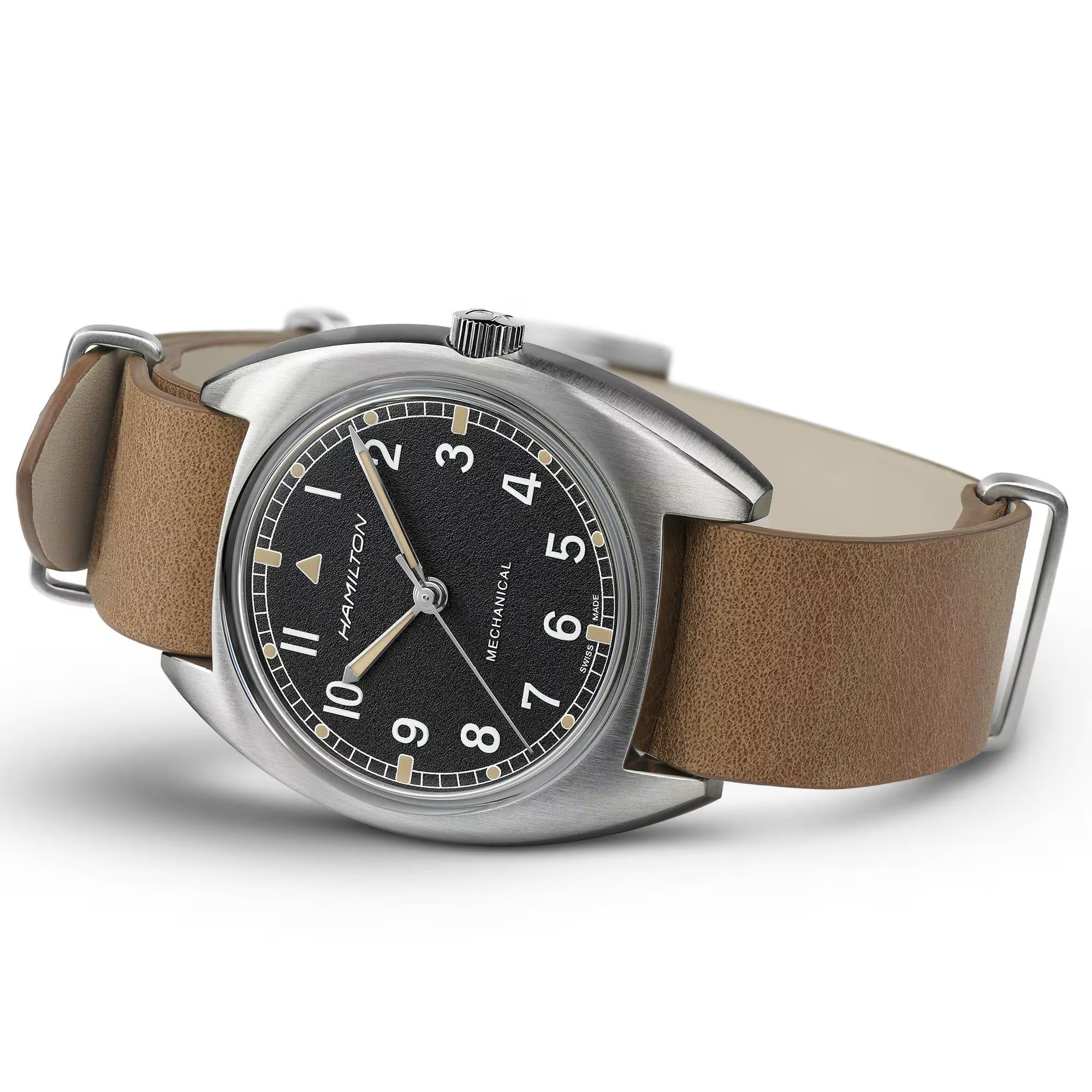 HAMILTON KHAKI AVIATION PILOT PIONEER MECHANICAL H76419531