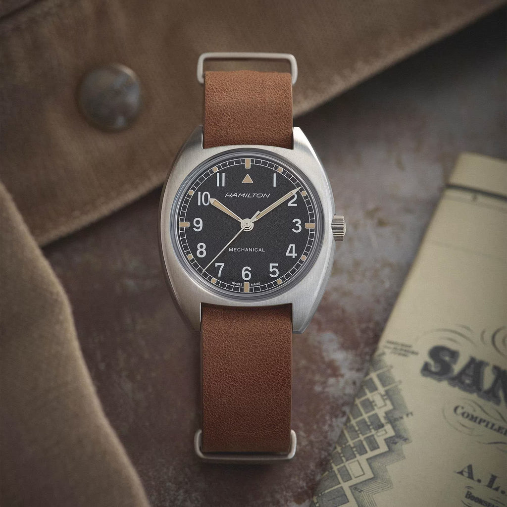 HAMILTON KHAKI AVIATION PILOT PIONEER MECHANICAL H76419531