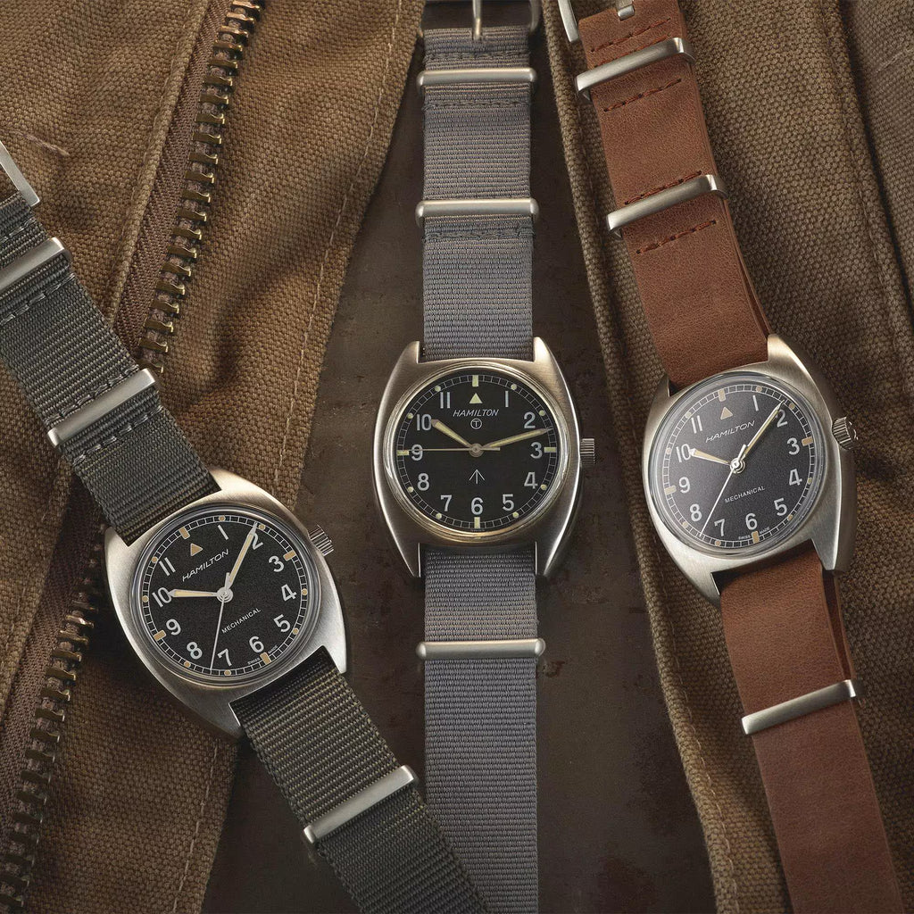 HAMILTON KHAKI AVIATION PILOT PIONEER MECHANICAL H76419531