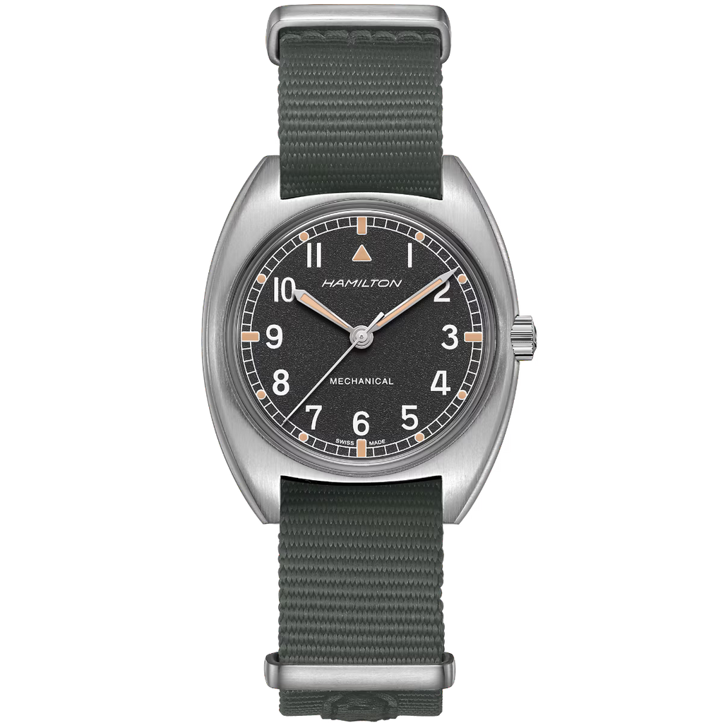 HAMILTON KHAKI AVIATION PILOT PIONEER MECHANICAL H76419931
