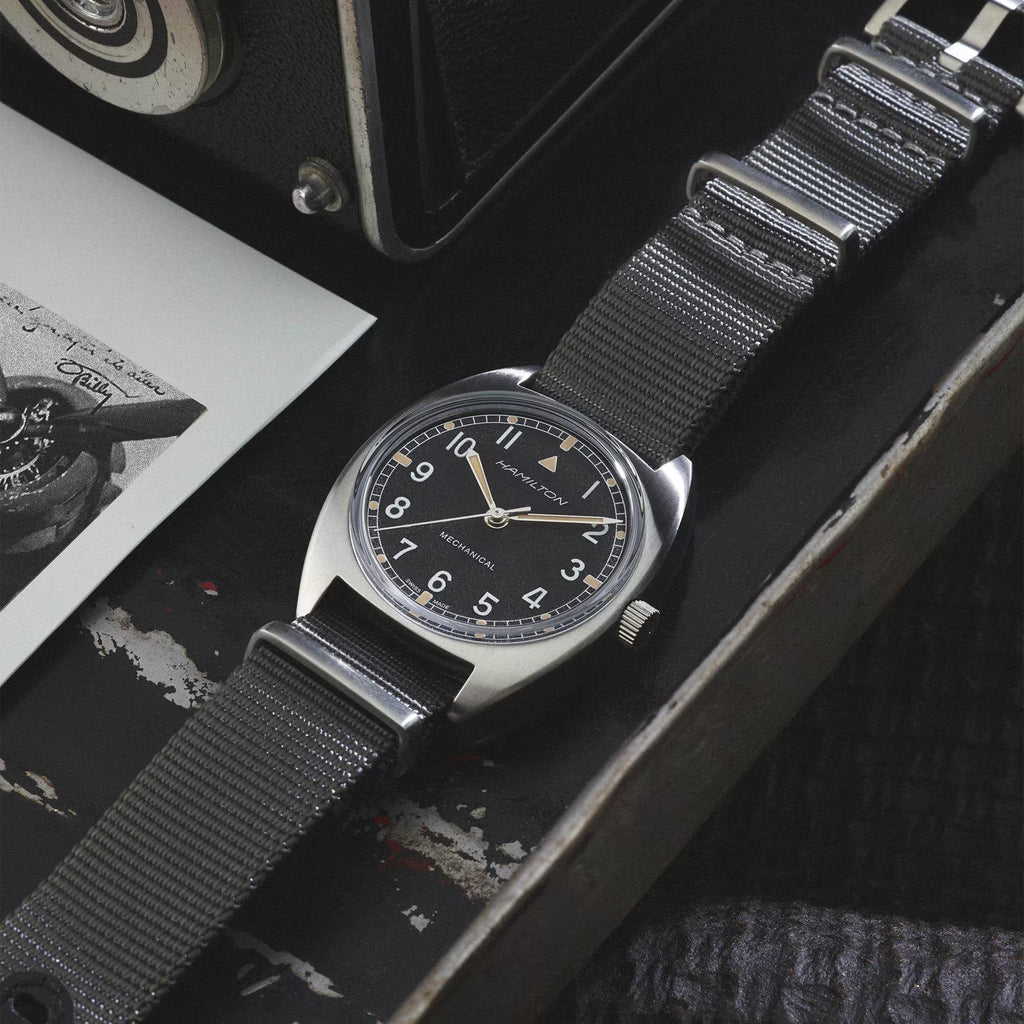 HAMILTON KHAKI AVIATION PILOT PIONEER MECHANICAL H76419931