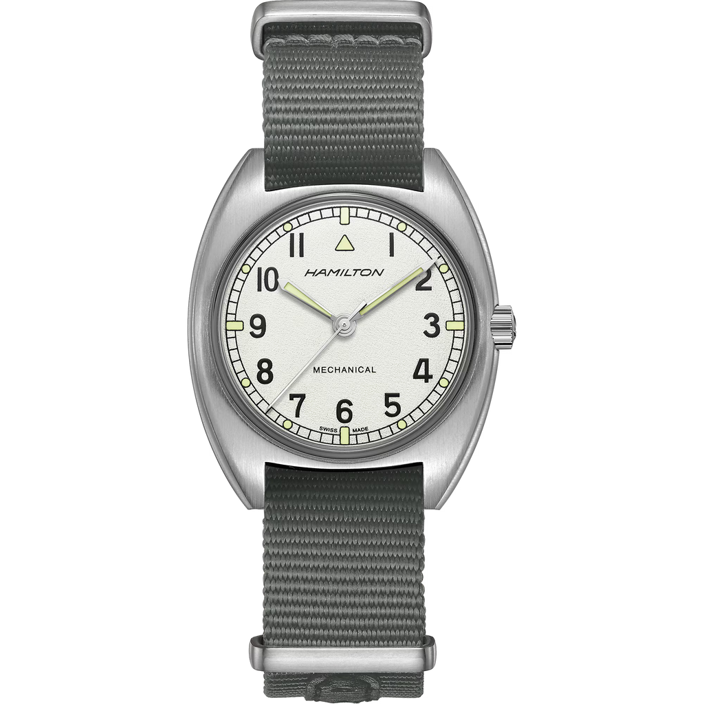 HAMILTON KHAKI AVIATION PILOT PIONEER MECHANICAL H76419951