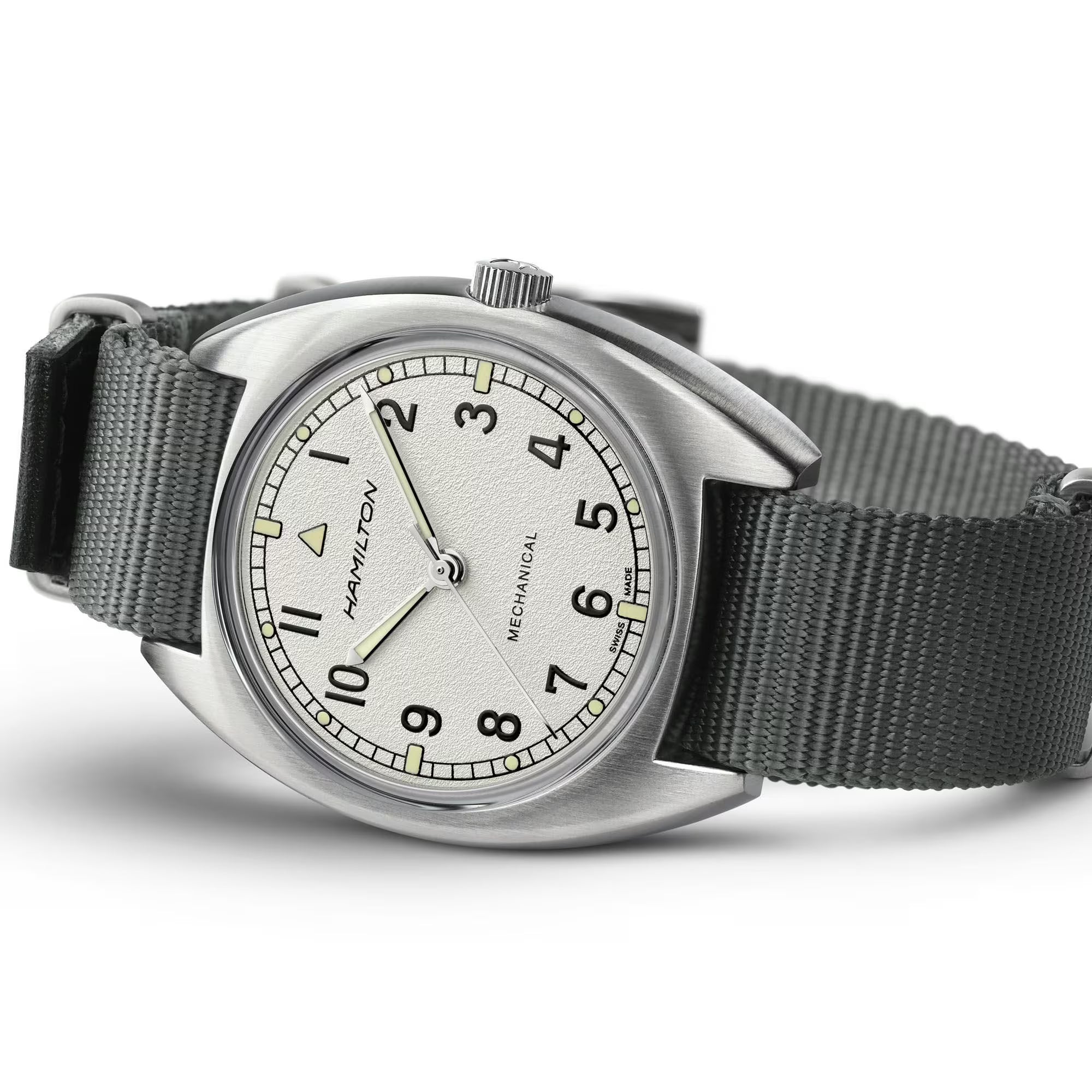 HAMILTON KHAKI AVIATION PILOT PIONEER MECHANICAL H76419951