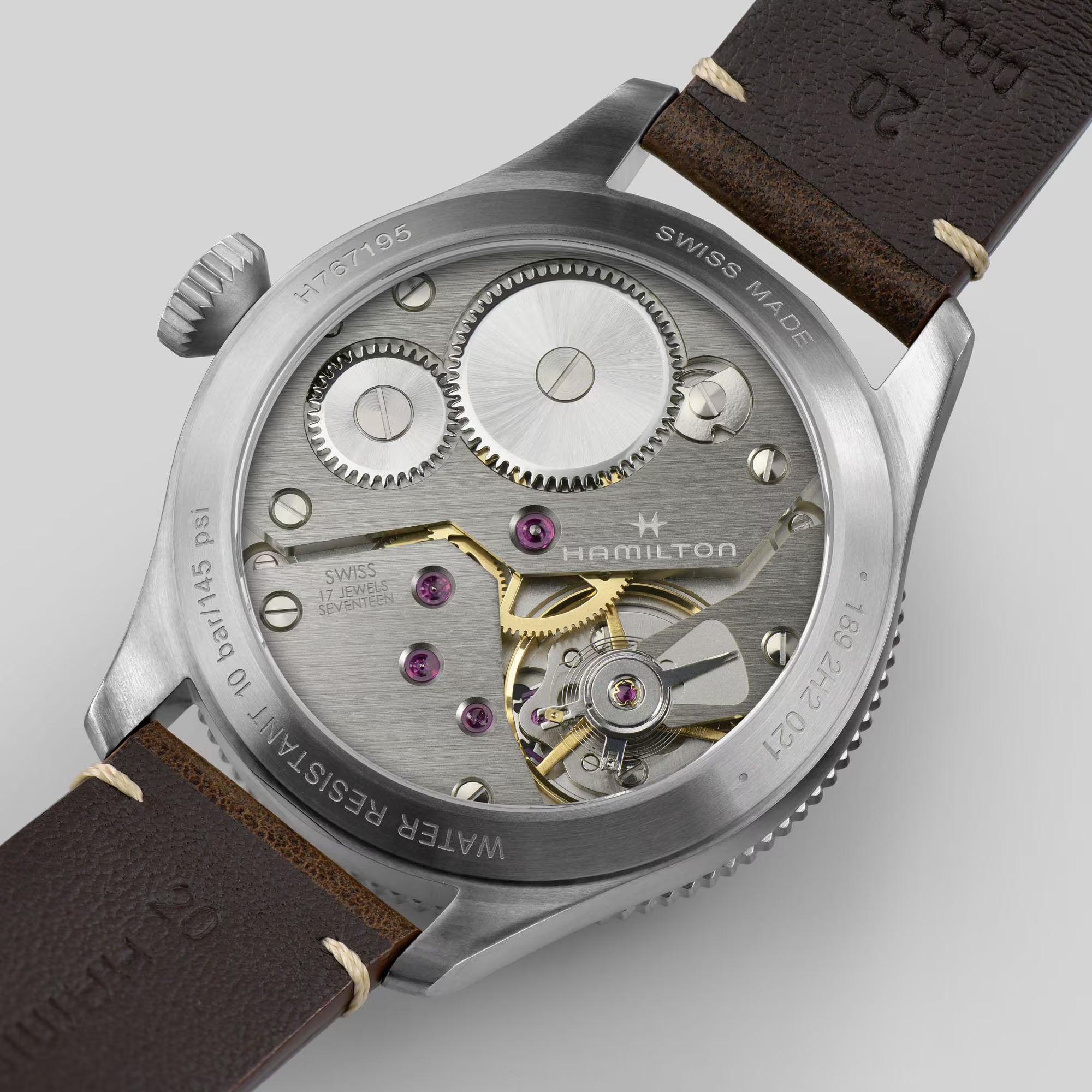 HAMILTON KHAKI AVIATION PILOT PIONEER MECHANICAL 43MM H76719530