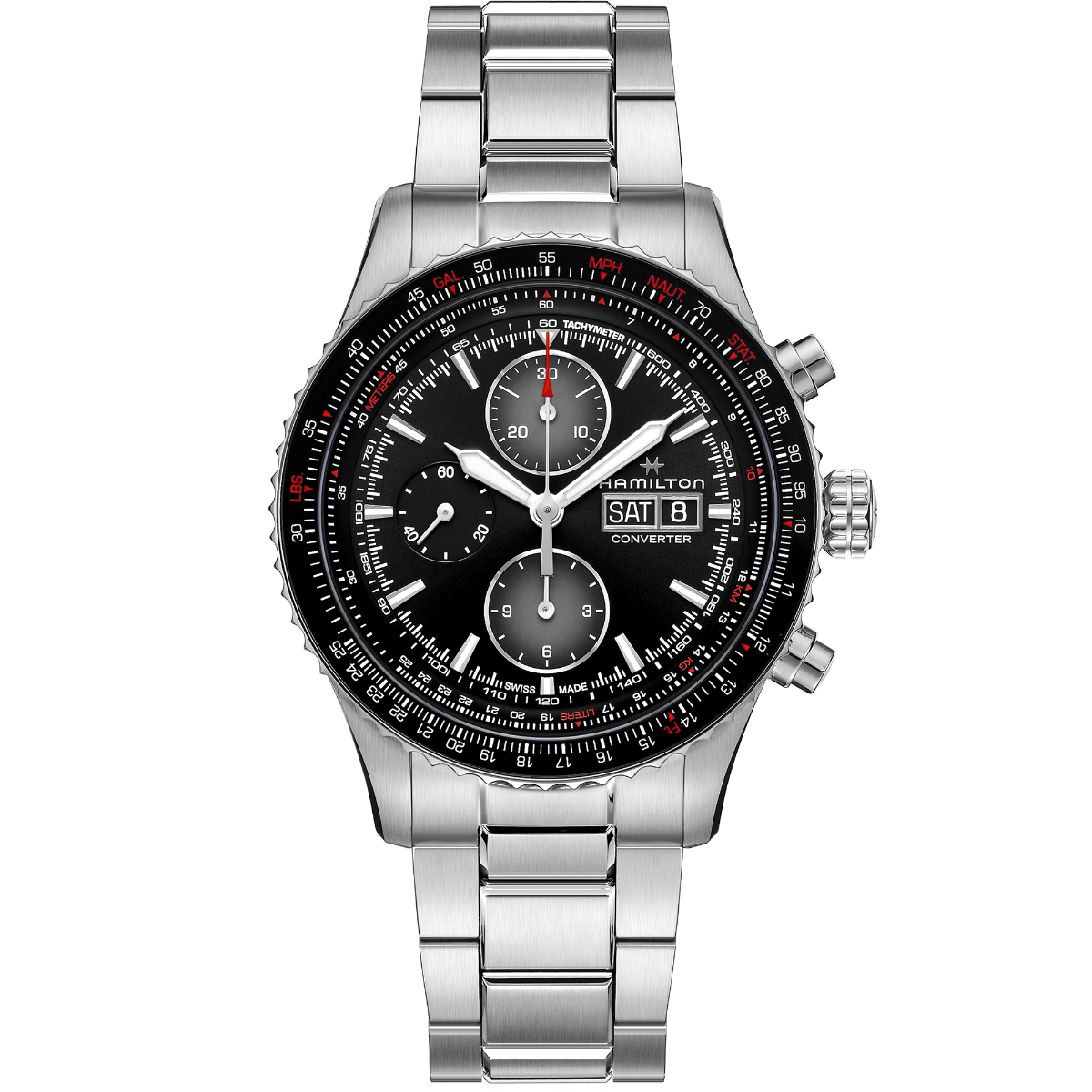 HAMILTON KHAKI FIELD CONVERTER AUTO CHRONO H76726130
