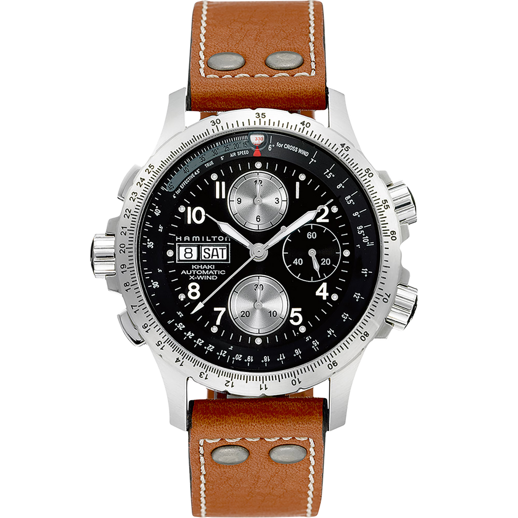 HAMILTON KHAKI AVIATION X-WIND AUTO CHRONO H77616533
