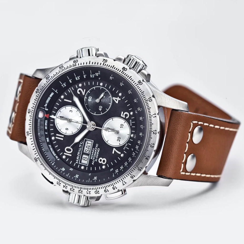 HAMILTON KHAKI AVIATION X-WIND AUTO CHRONO H77616533