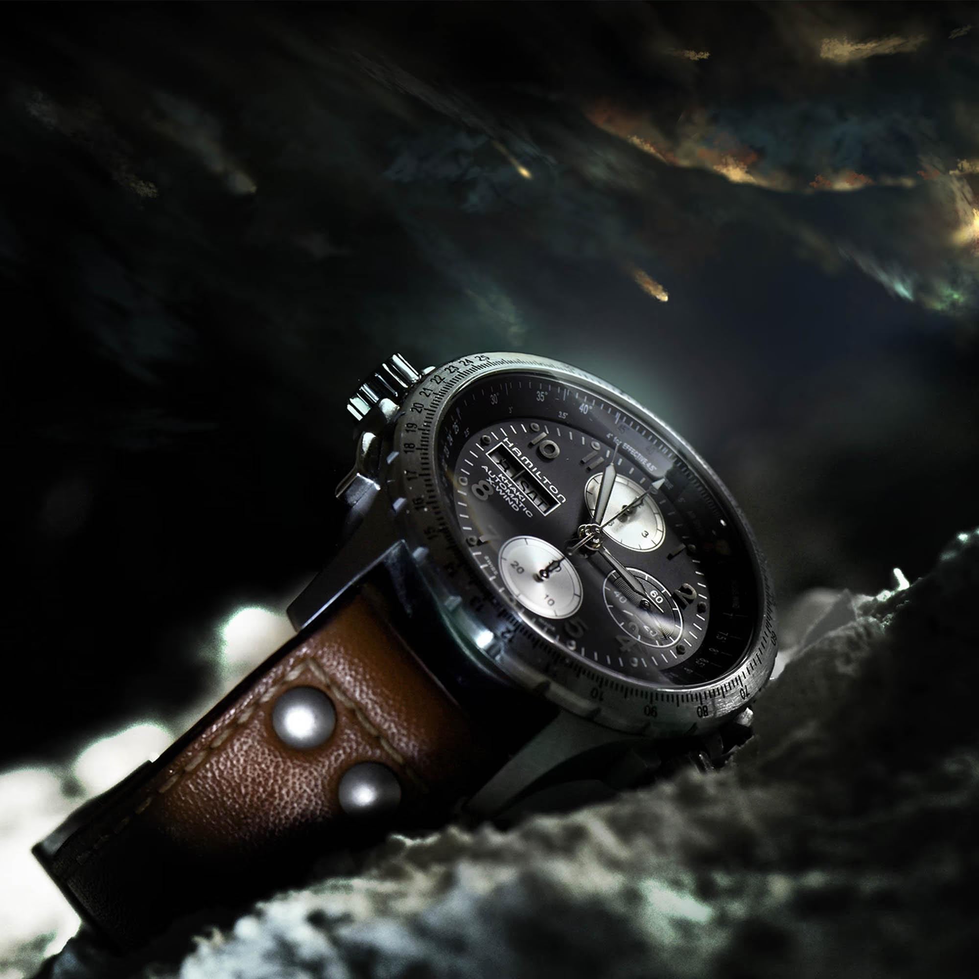 HAMILTON KHAKI AVIATION X-WIND AUTO CHRONO H77616533