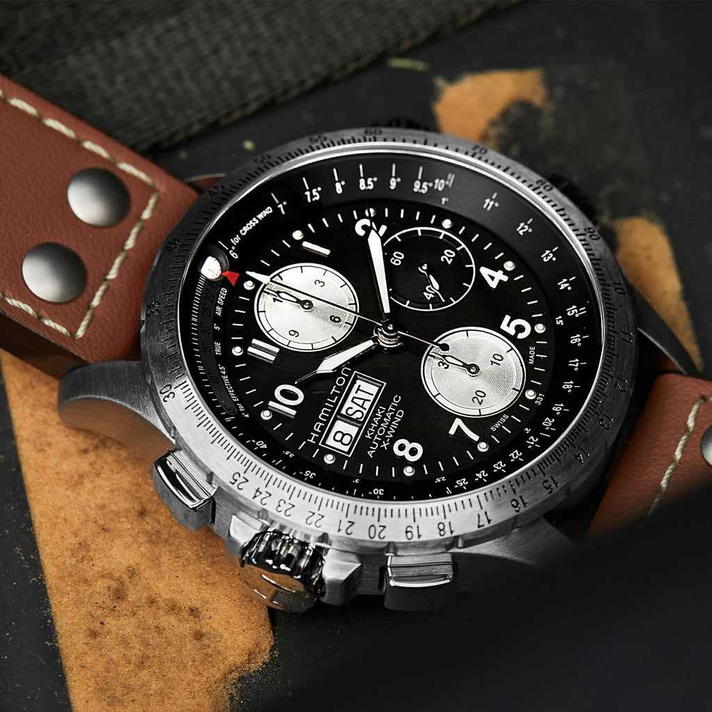 HAMILTON KHAKI AVIATION X-WIND AUTO CHRONO H77616533