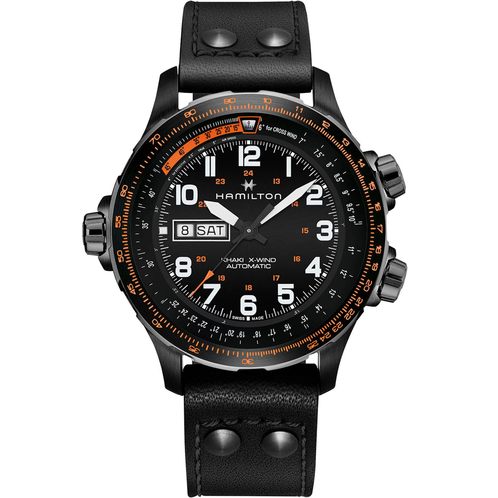 HAMILTON KHAKI AVIATION X-WIND DAY DATE AUTO H77785733