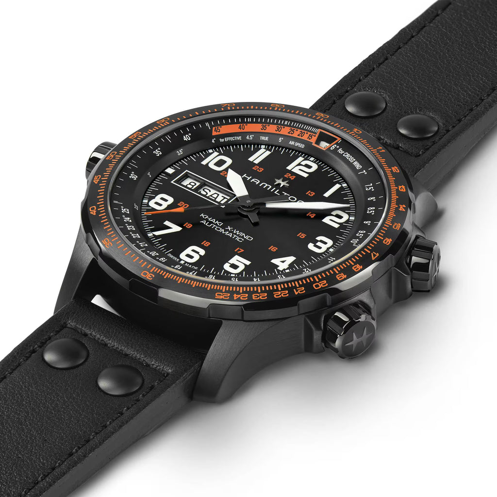 HAMILTON KHAKI AVIATION X-WIND DAY DATE AUTO H77785733