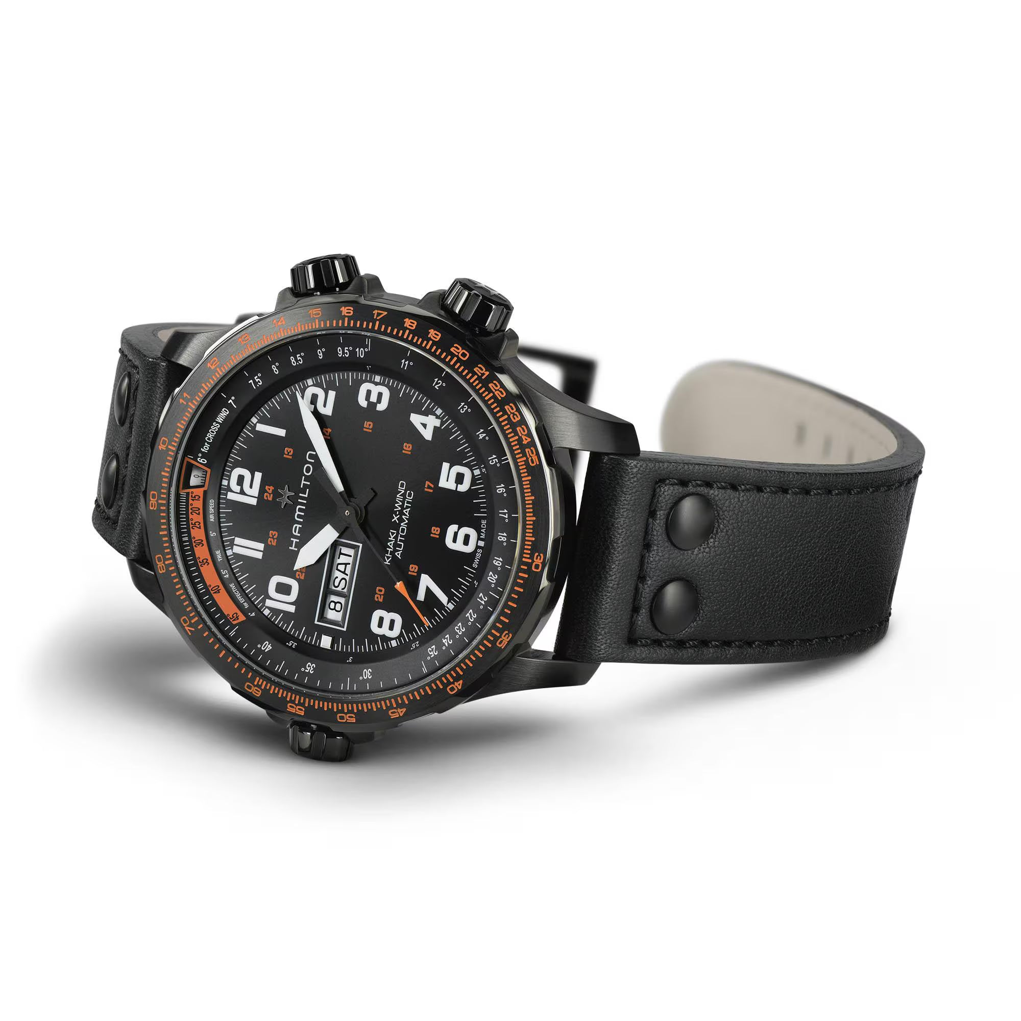 HAMILTON KHAKI AVIATION X-WIND DAY DATE AUTO H77785733