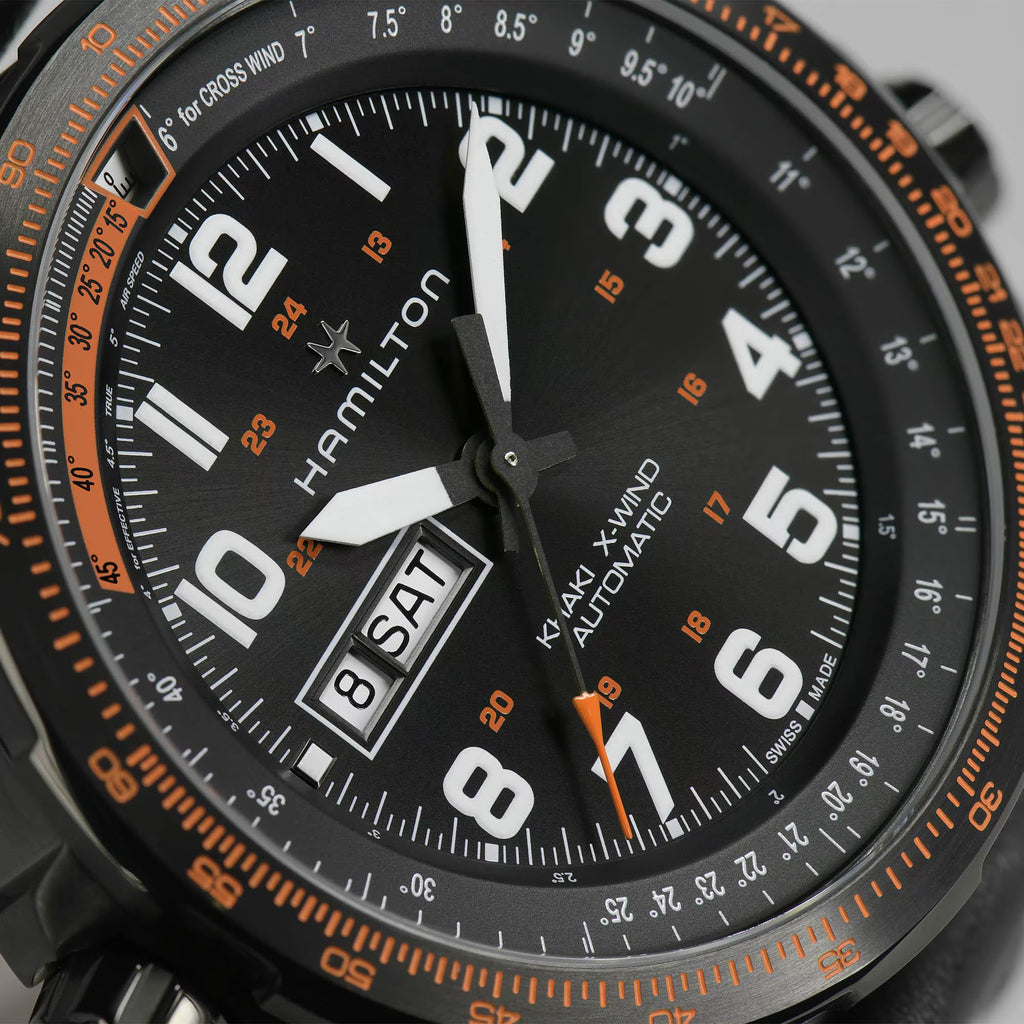 HAMILTON KHAKI AVIATION X-WIND DAY DATE AUTO H77785733